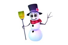Snowman Smiley (for Mindspark/SmileyCentral)